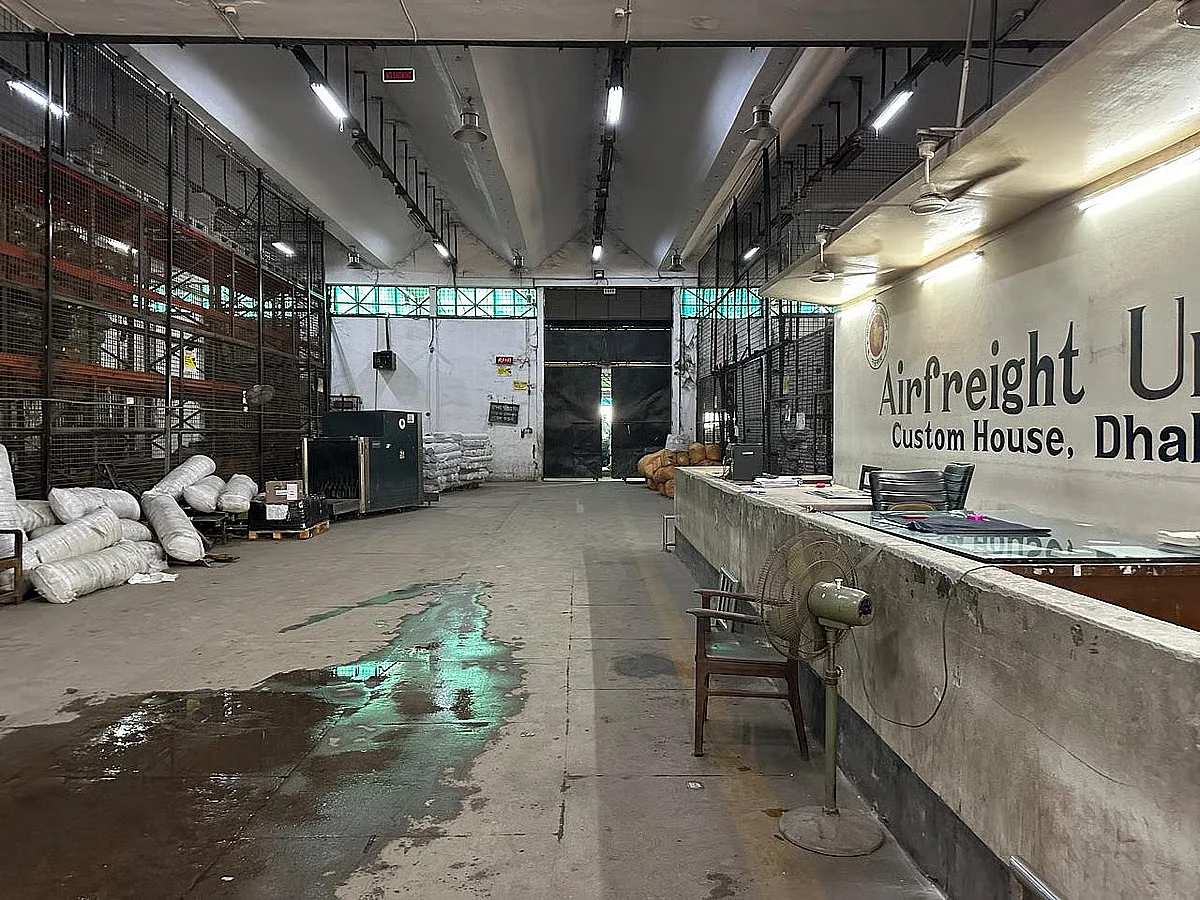A part of Dhaka Customs House at 10:15 am on 17 May 2025.