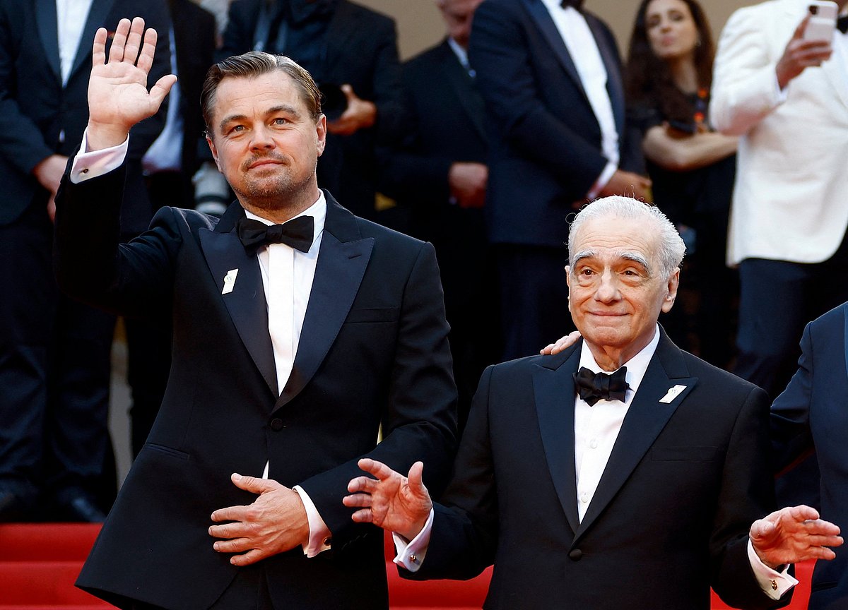 Leonardo DiCaprio and Martin Scorsese at Cannes, France, 20 May, 2023.
