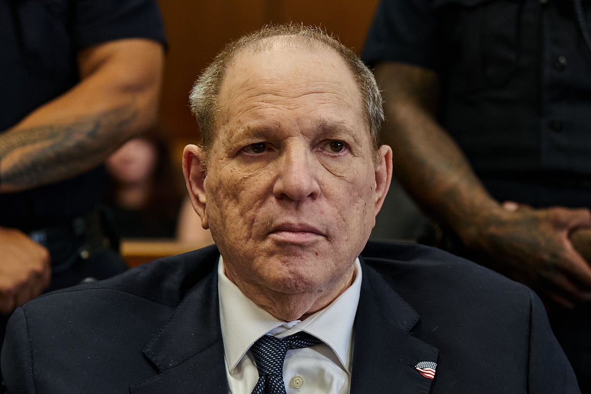 Former Hollywood film producer Harvey Weinstein appears in Manhattan Criminal Court during his rape and sexual assault re-trial in New York on 28 May, 2025.