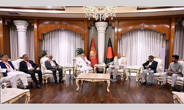 BNP in talks with the chief adviser professor Muhammad Yunus