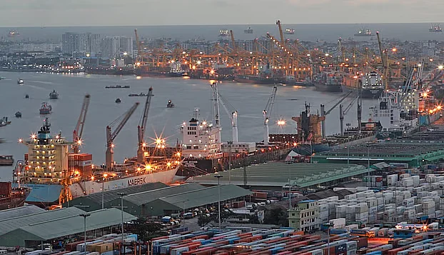 Over 90 per cent of the exports and imports take place though Chittagong Port.