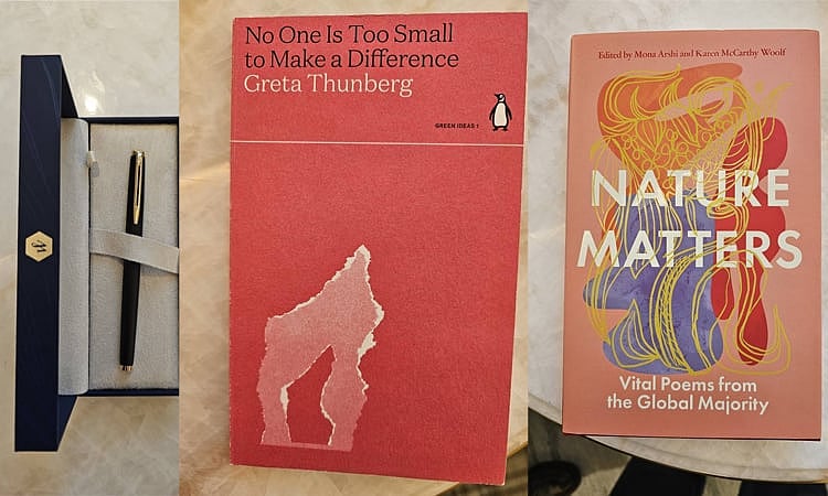 BNP acting chairman Tarique Rahman's gifts for professor Muhammad Yunus.