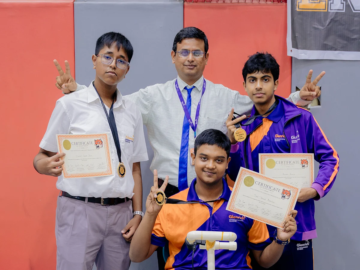 Glenrich International School, Satarkul, has brought home another laurel, securing first prize in the engineering category at the STEM Innovation League 2025.