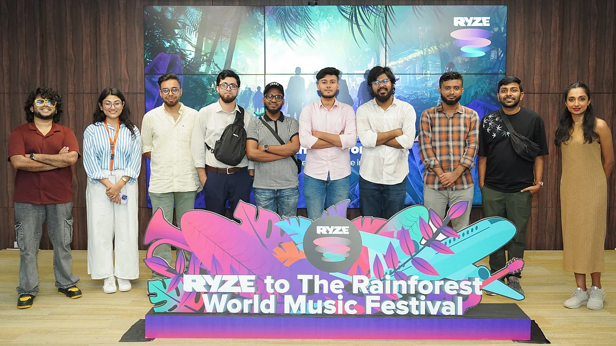 Six young Bangladeshis are set to embark on a journey to Malaysia’s world-renowned Rainforest World Music Festival, thanks to RYZE, the country’s first AI-powered digital lifestyle brand.