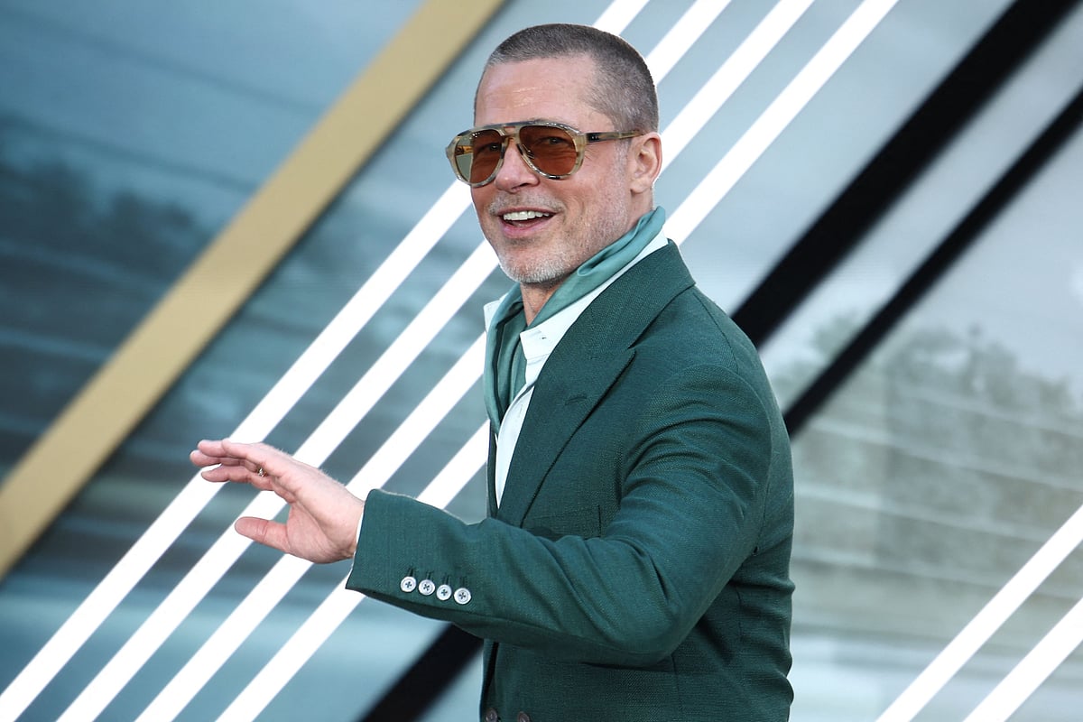 US actor and producer Brad Pitt poses on the red carpet upon arrival for the European Premier of F1 The Movie, at Cineworld Leicester Square, central London, on 23 June, 2025.
