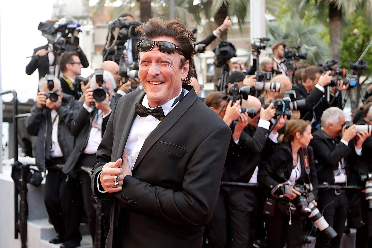 US actor Michael Madsen poses as he arrives on 14 May, 2018 for the screening of the film "BlacKkKlansman" at the 71st edition of the Cannes Film Festival in Cannes, southern France.