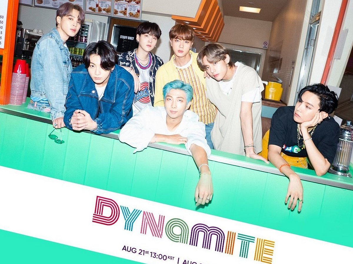 Members of K-pop band BTS.