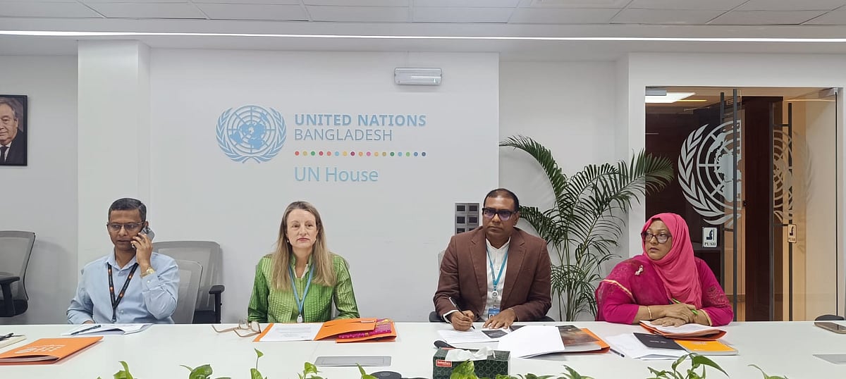 Guests at the annual flagship publication, the State of World Population (SWOP) 2025, of the United Nations Population Fund (UNFPA) on 7 July 2025.