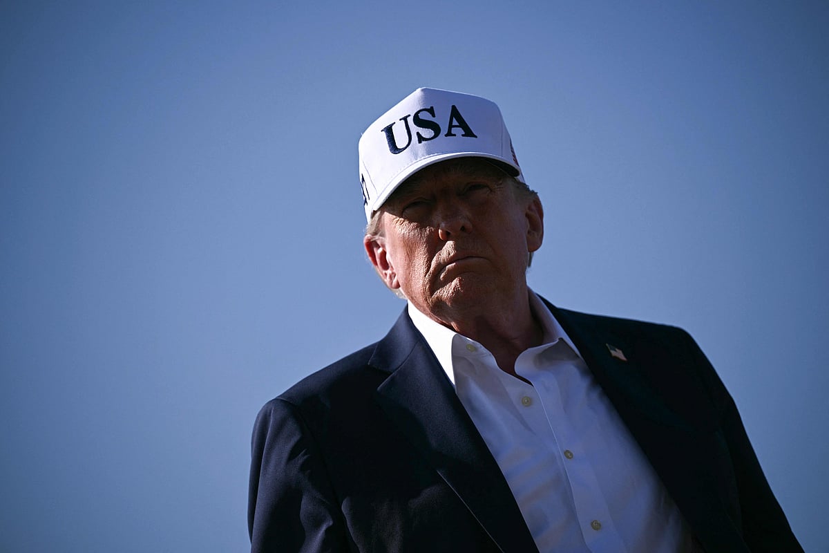 US President Donald Trump speaks to reporters before boarding Air Force One at Morristown Municipal Airport in Morristown, New Jersey, on 6 July, 2025, en route to Washington after spending the weekend at his residence in Bedminster, New Jersey.