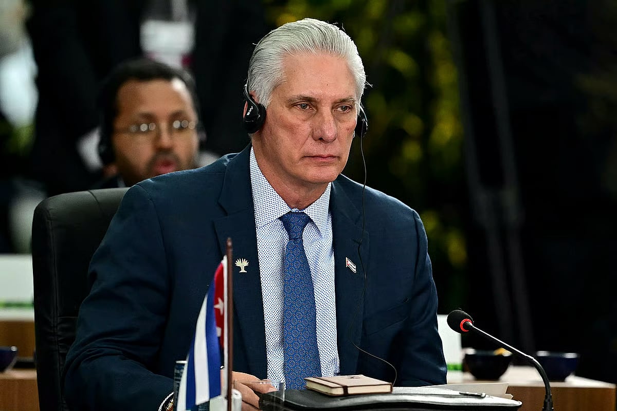 Cuban President Miguel Diaz-Canel