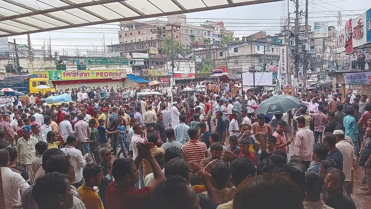 BNP men foil a street rally of NCP in Cox's Bazar's Chakaria on 19 May