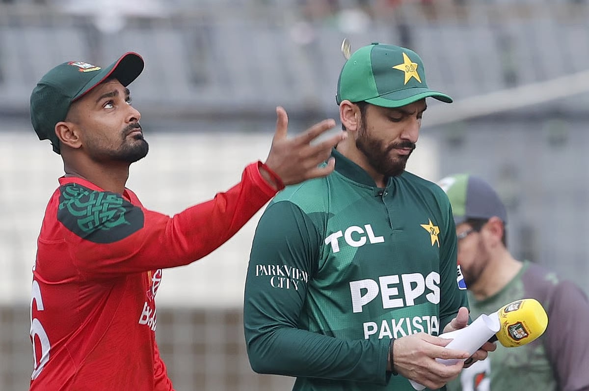 Bangladesh skipper Liton Das tosses the coin in first T20I against Pakistan on 20 June