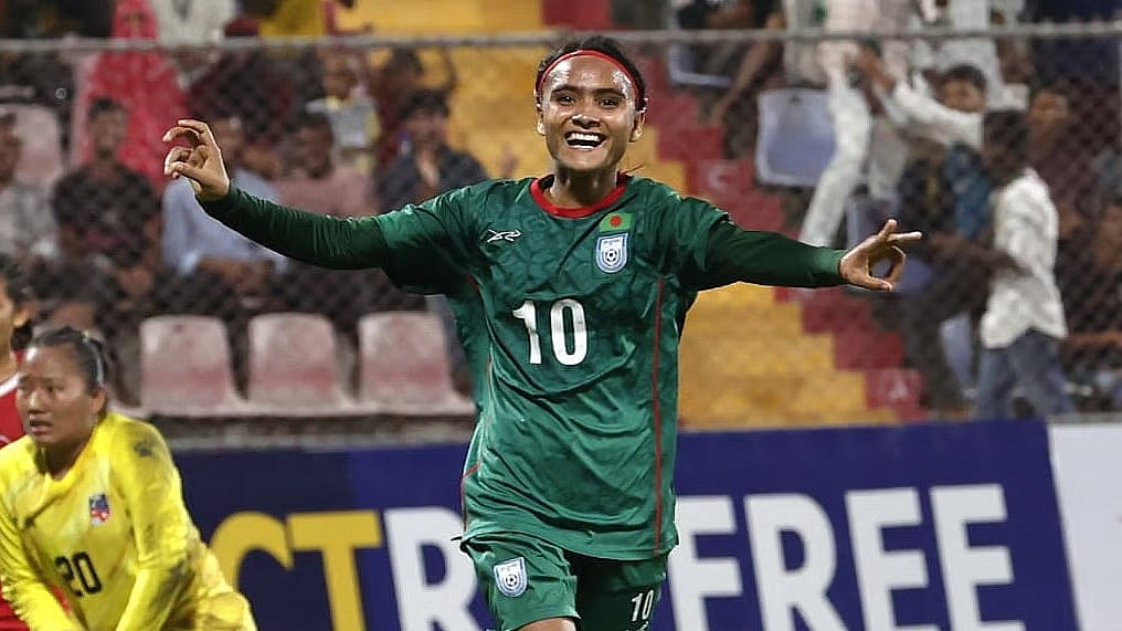 Forward Sagorika scored 4 goals in the virtual final against Nepal at Bashundhara Kings Arena, Dhaka, on 21 July 2025
