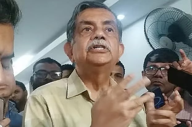 Education adviser CR Abrar at the secretariat on Wednesday.