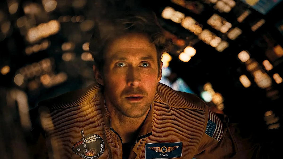 Ryan Gosling in a scene of the film 'Project Hail Mary'