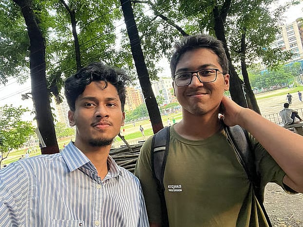 Sanjid (L) and Tofail