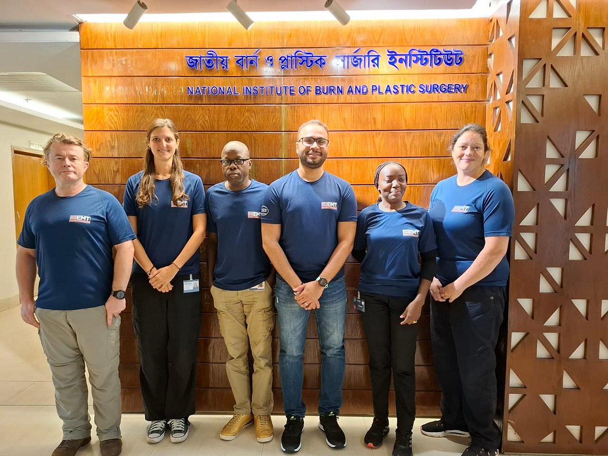 A specialised UK Emergency Medical Team has arrived in Bangladesh to provide advanced medical care to victims of the aircraft crash at Milestone School