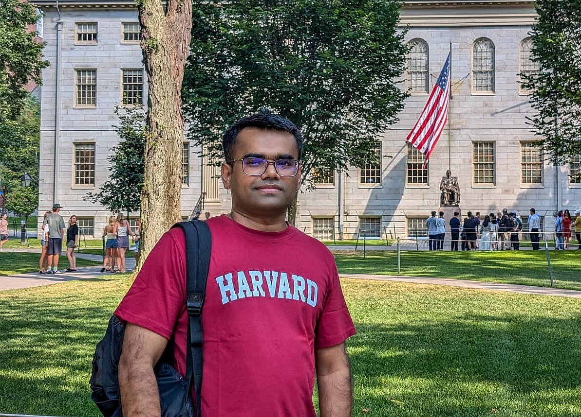Raihan Mia went to Harvard this month on a scholarship to pursue a Master's degree.