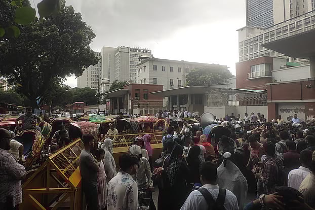 July victims’ families, survivors stage sit-in outside secretariat on 19 August 2025