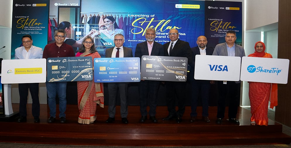 Eastern Bank PLC (EBL), in strategic partnership with ShareTrip and Visa, launched the ShareTrip Visa Co-brand Card
