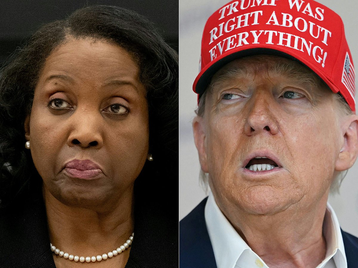 This combination of pictures created on August 22, 2025 shows L-R, Lisa Cook, in Washington, DC, on June 25, 2025 and US President Donald Trump speaks on August 22, 2025, in Washington, DC