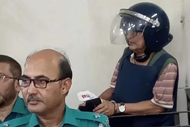 Tawfiq-e-Elahi was presented at court on 27 October and shown as "arrested"