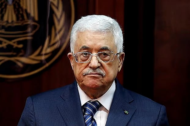 Palestinian Authority president Mahmud Abbas.