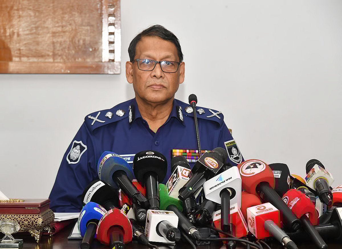 Inspector General of Police Baharul Alam