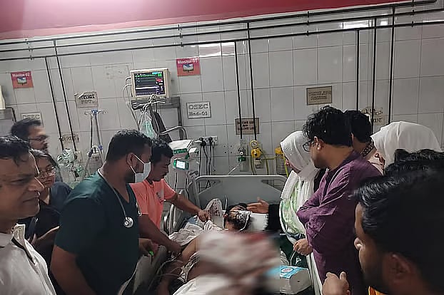 Gono Odhikar Parishad President and former DUCSU (Dhaka University Central Students’ Union) Vice-President Nurul Haque is undergoing medical treatment at Dhaka Medical College