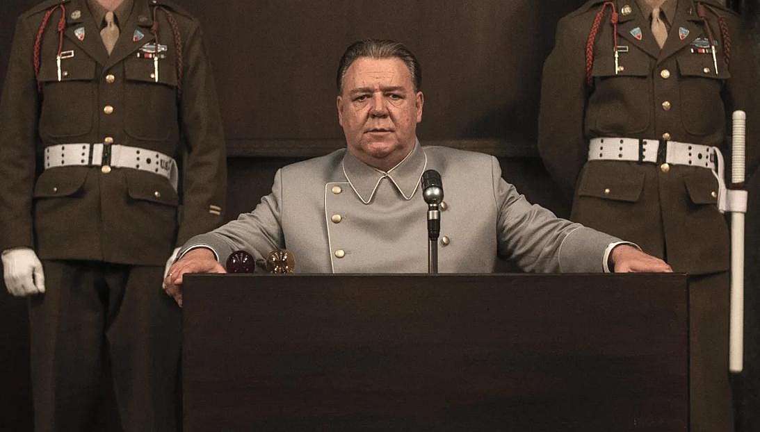 Russell Crowe in a scene of the film 'Nuremberg'