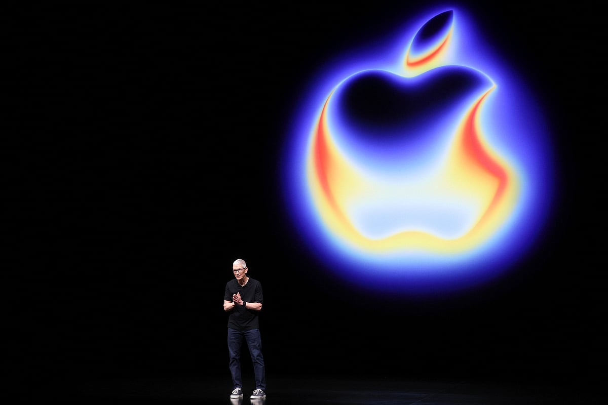 Apple CEO Tim Cook speaks as Apple holds an event at the Steve Jobs Theater on its campus in Cupertino, California, U.S., 9 September 2025.