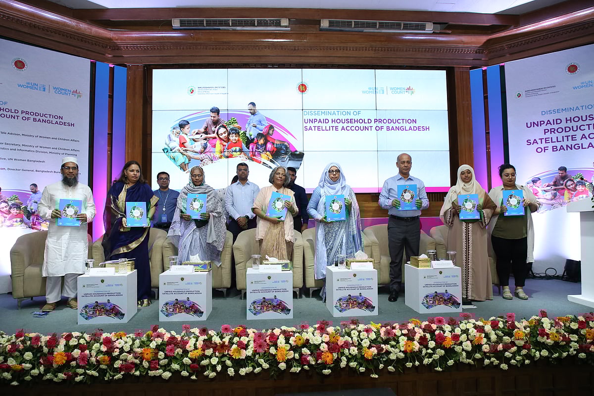 The BBS and UN Women Bangladesh, with support from the global women count programme and technical assistance from the ADB, on Wednesday launched the country’s official Household Production Satellite Account
