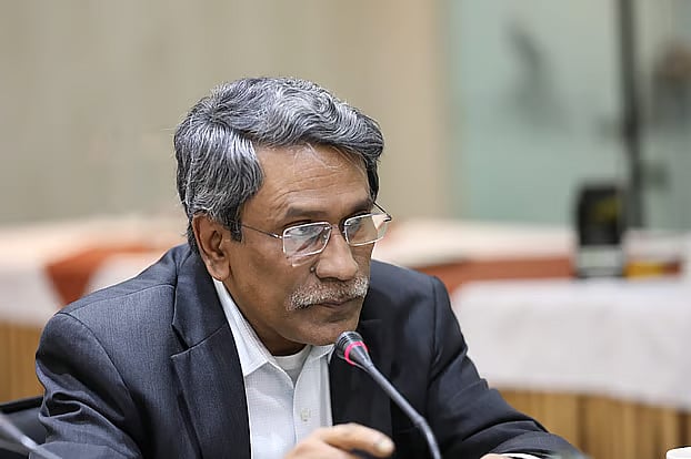 Professor Ali Riaz at the roundtable discussion titled 'the path to political consensus for the election' on 13 September in the capital.