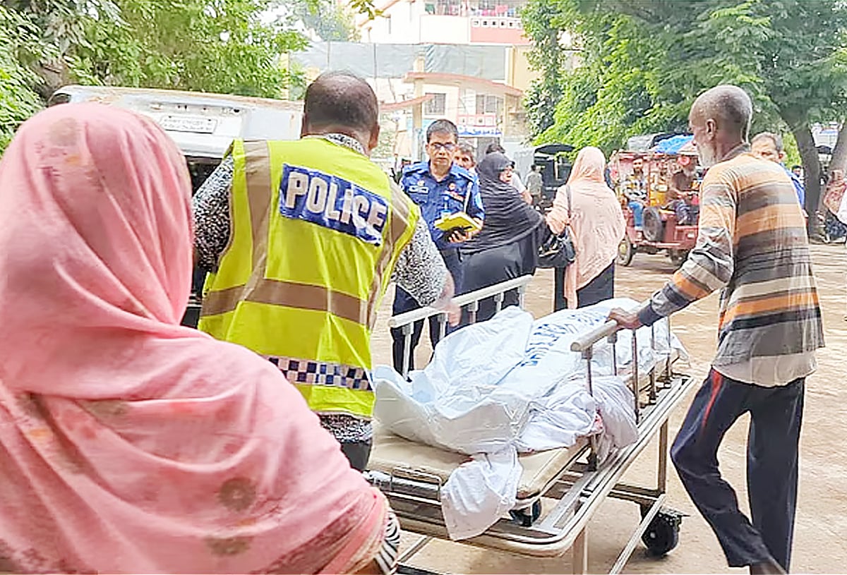 A worker killed during demonstrations in Niphamari