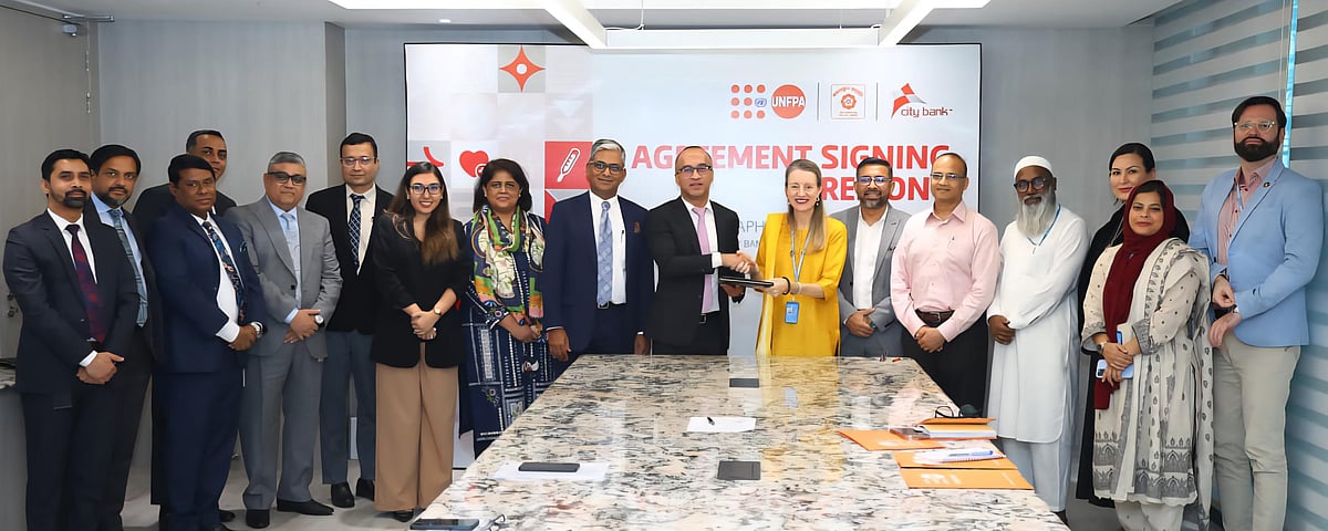 The UNFPA and City Bank on Tuesday announced the launching of a partnership through the Komlaphul Pharmacy Initiative to train young women as pharmacy associates across Bangladesh