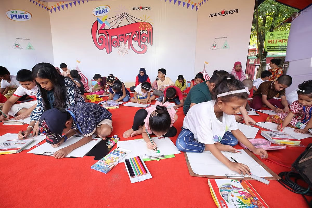 The ‘Prothom Alo Anandomela’ began at the South Baridhara Society ground in Dhaka on 19 September 2025.