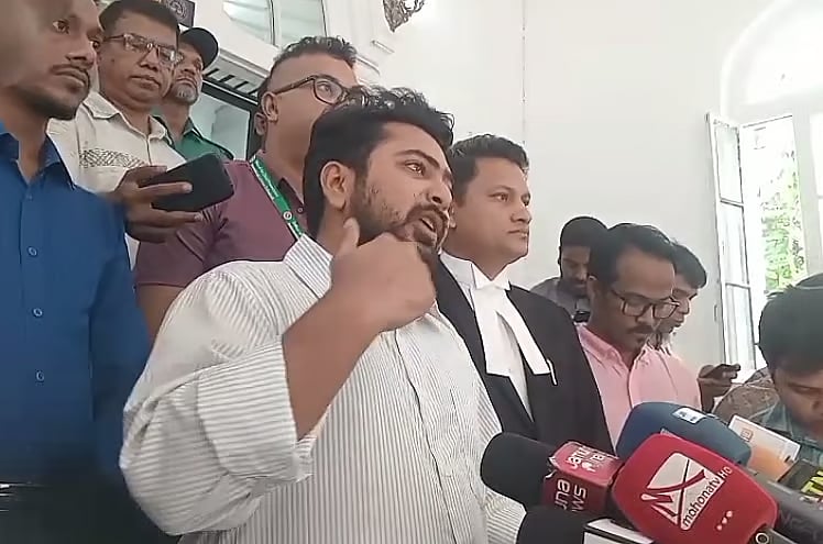 National Citizen Party convener Nahid Islam talks to the media in Dhaka on 21 September 2025