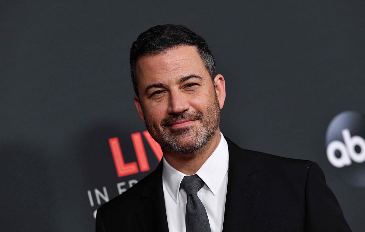 US television host Jimmy Kimmel arrives for "An Evening With Jimmy Kimmel" at the Roosevelt hotel in Hollywood on 7 August, 2019.