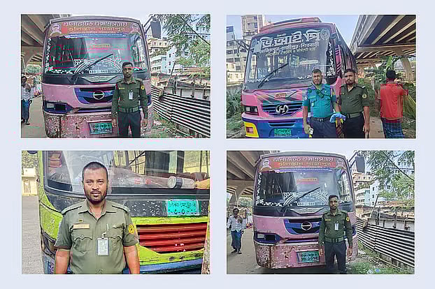 BRTA launched drive from 21 July to confiscate old buses without fitness and that were polluting the environment
