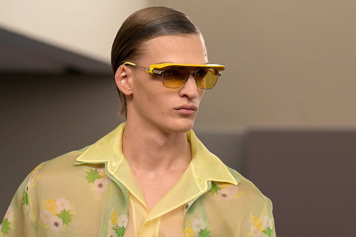A model walks the runway during the Fendi collection show at Milan's Fashion Week Womenswear Spring / Summer 2026, on 24 September, 2025 in Milan.
