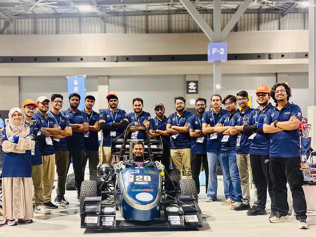 Rajshahi University of Engineering and Technology (RUET) student team ''Team Cracking Platoon"