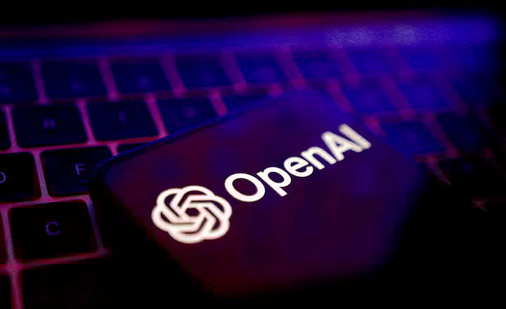 OpenAI logo is seen in this illustration taken 20 May, 2024.