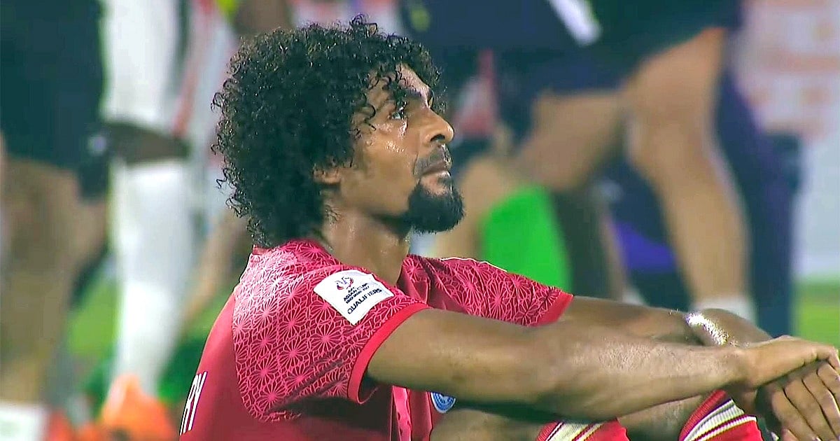 Star Bangladeshi footballer Hamza Choudhury looks dejected after conceding defeat to Hong Kong China on 9 October