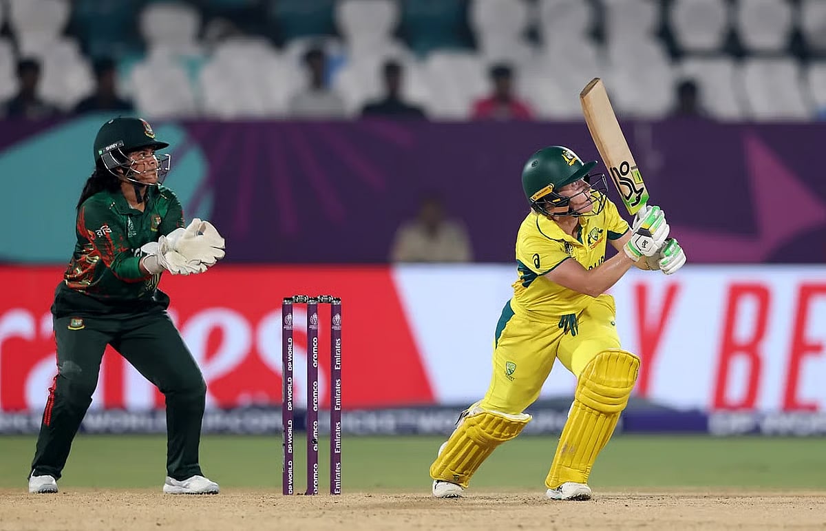 Australian skipper Alyssa Healy hit an unbeaten 113.
