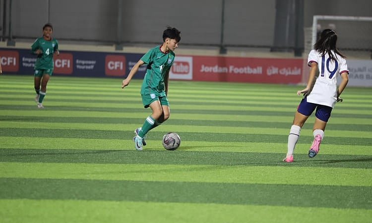 Bangladesh U-17  Women's team suffered a heavy 5-0 defeat against higher-ranked Chinese Taipei in their do-or-die match at the Aqaba Development Corporation Stadium in Jordan on Friday night