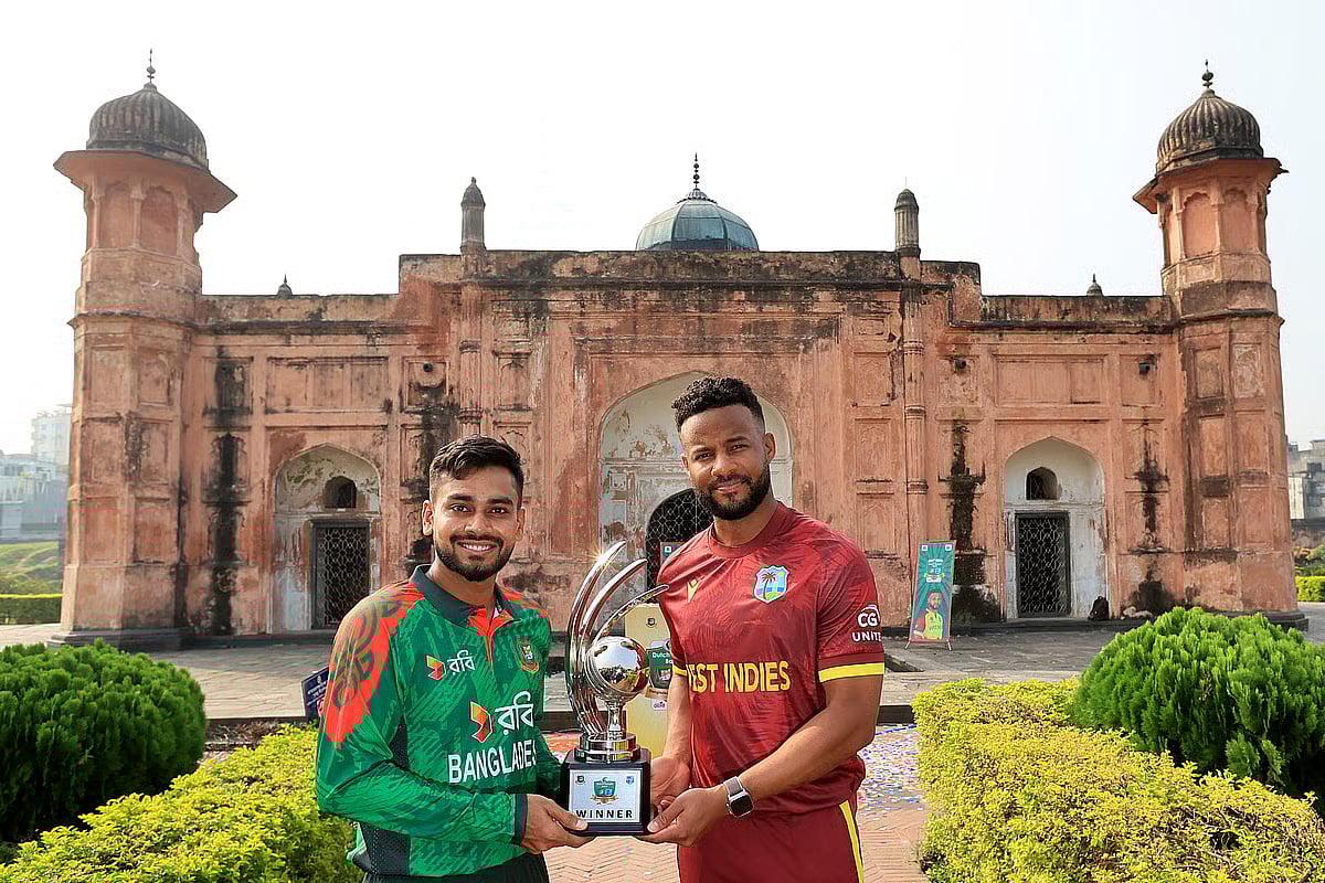 The three-match ODI series between Bangladesh and the West Indies begins today.