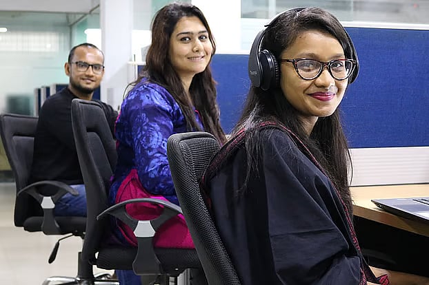 In Bangladesh, many young men and women are now looking for alternative career paths outside conventional employment.