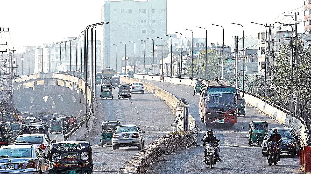Muradpur flyover in Chattogram city
