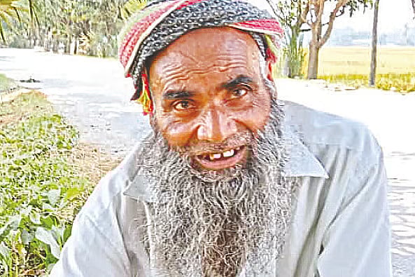 Day labourer Badshah Mia who has planted around 30,000 trees in 20 years