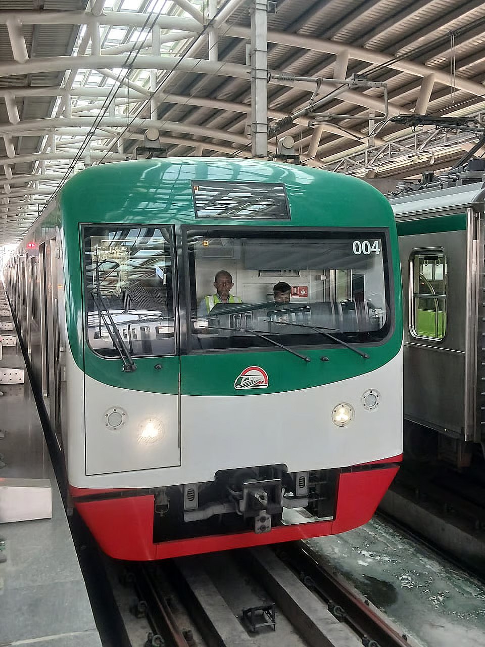 Metro rail have been run on a trial basis from Agargaon to Shahbagh station